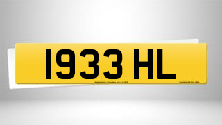 Registration 1933 HL